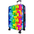 Juego de 3 Maletas Rígidas Mosaik Multicolor 3D 360° ABS & Policarbonato LOOFTYS
