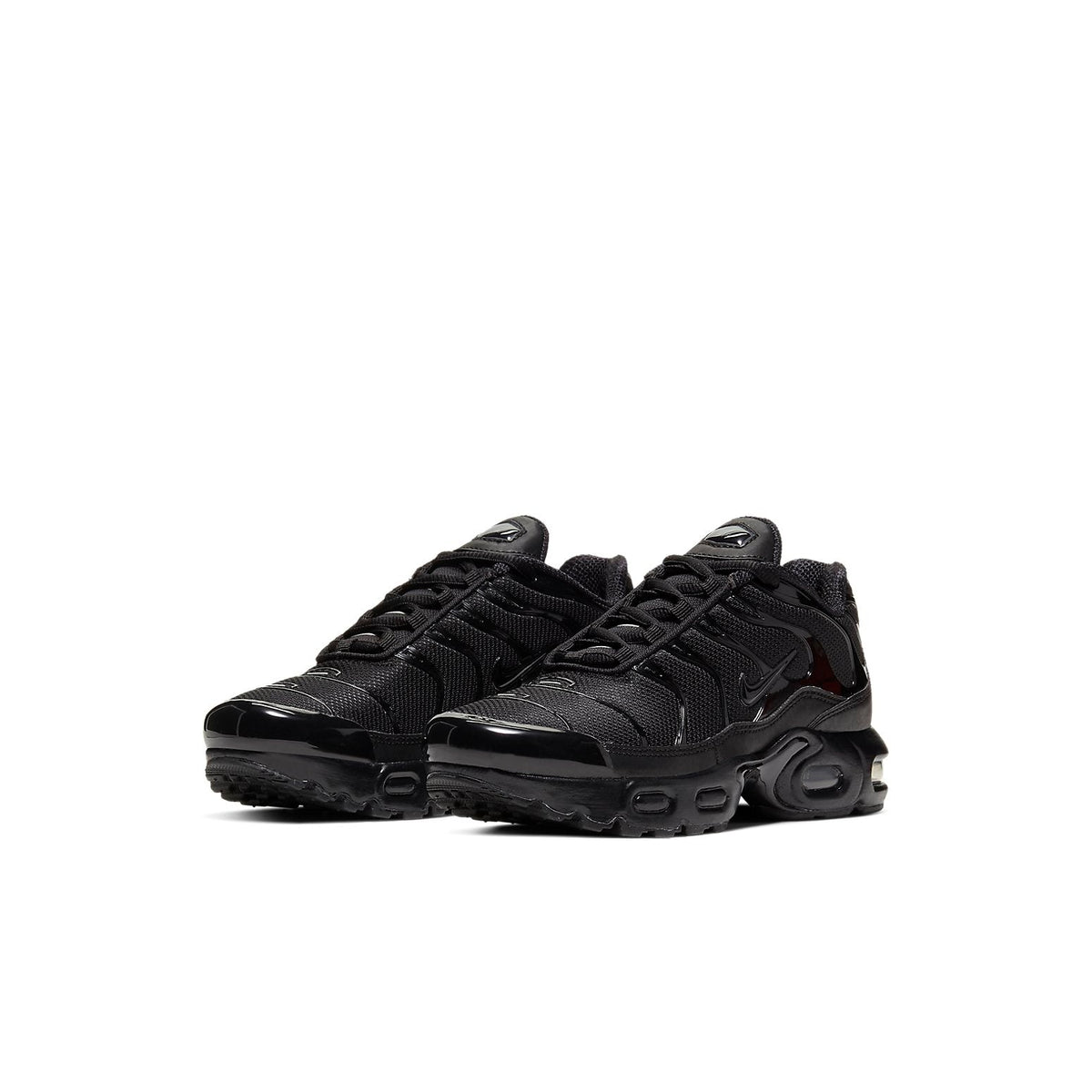 Nike Air Max Plus TN Triple Black niño suela