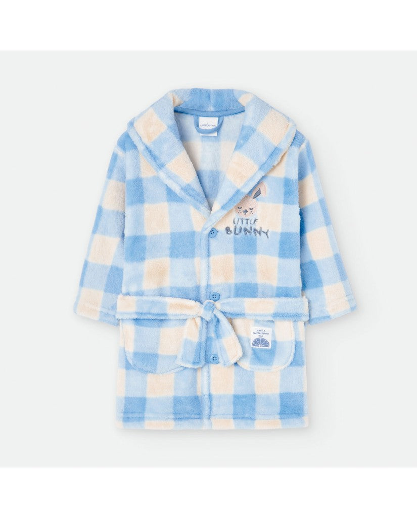 Bata Bebé Infantil Cuadros Little Bunny