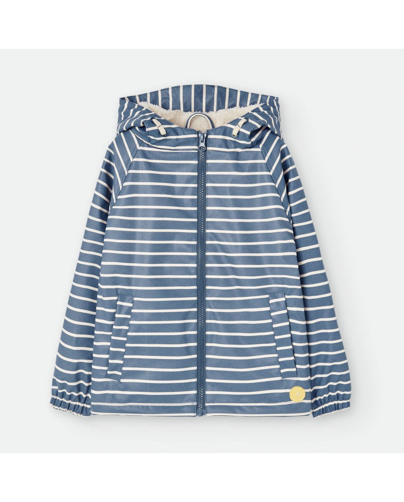 Chaqueta Impermeable a Rayas