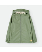 Chaqueta Impermeable Verde Liso (imagen 2)