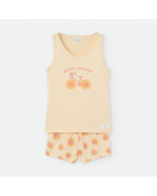 Pijama sin Mangas Niña Wheels In Bloom