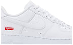 Nike Air Force 1 Low Supreme White Box Logo talón