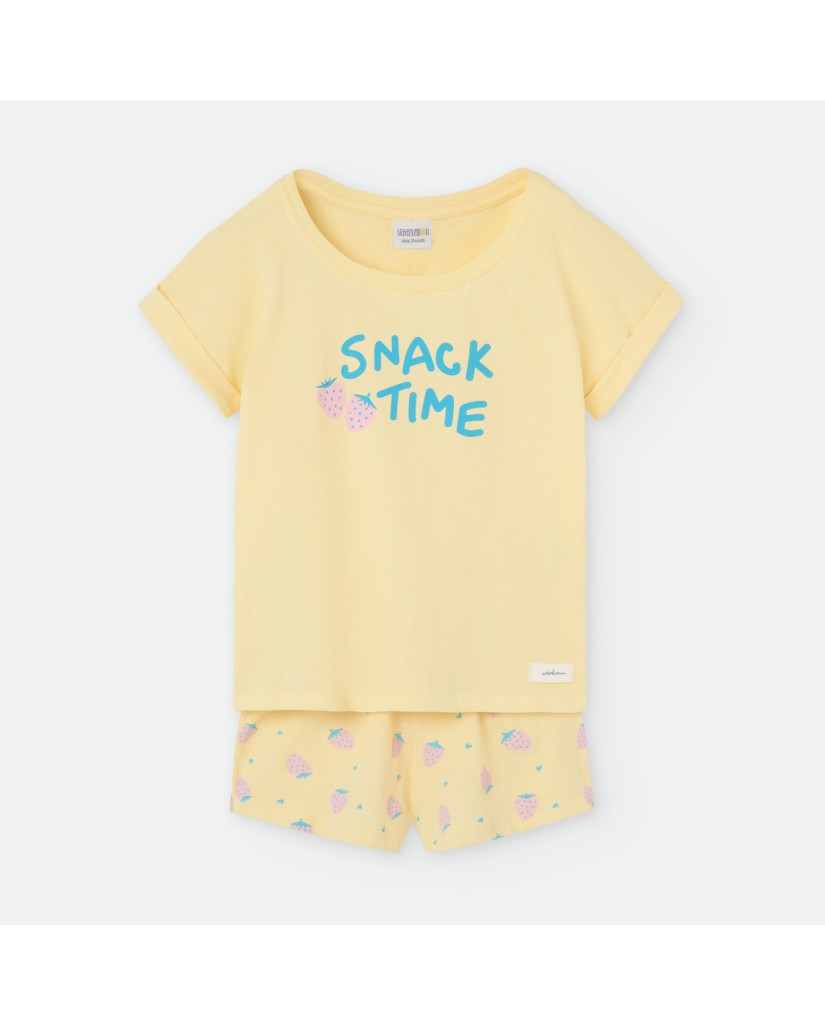 Pijama Manga Corta Niña Snack Time (imagen 2)
