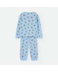 Pijama Manga Larga Niño Azul Leones