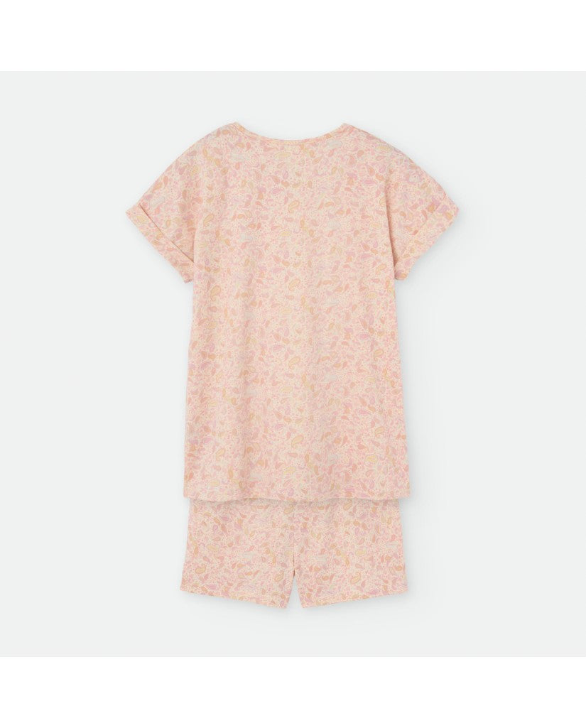 Pijama de Mujer Manga Corta Rosa Sleep All Day (imagen 3)