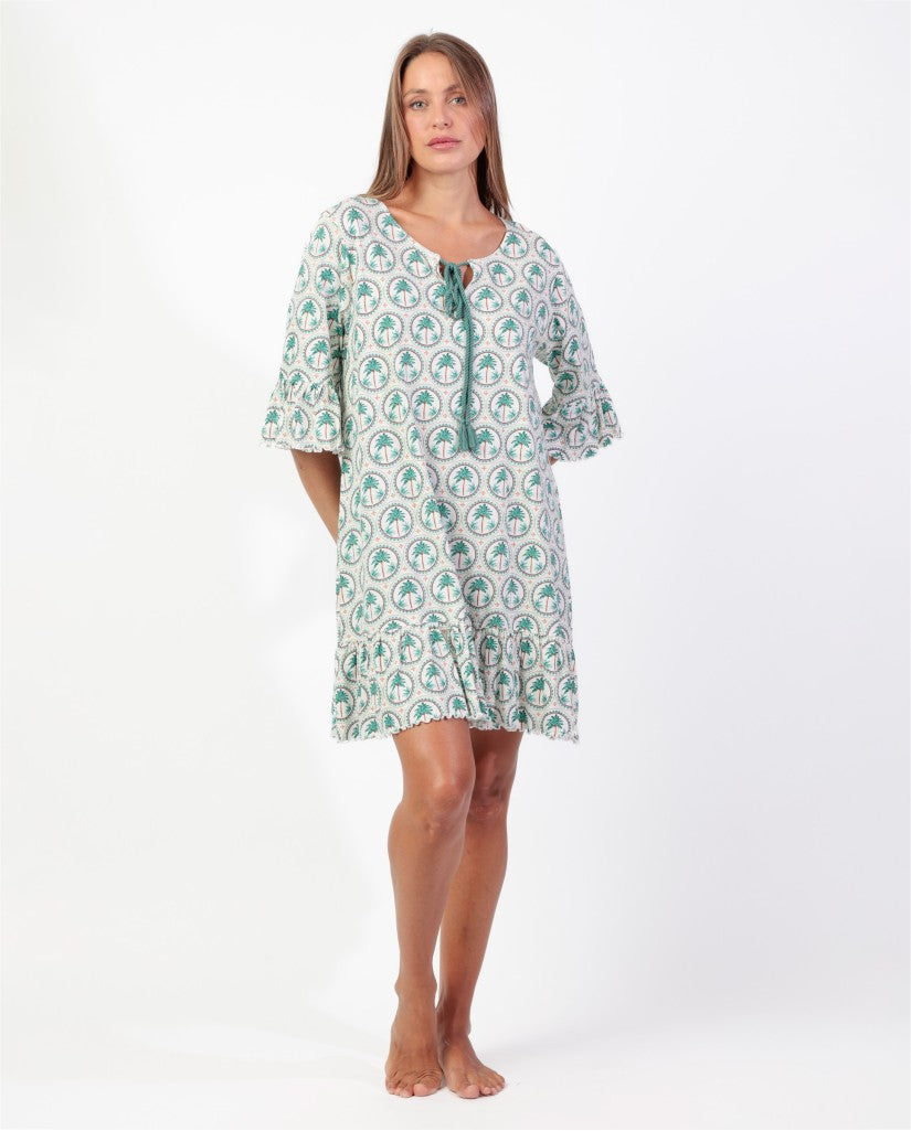 Vestido Mujer Palm Mosaico