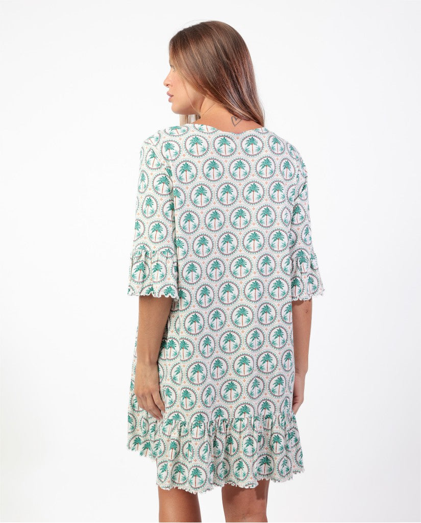 Vestido Mujer Palm Mosaico (imagen 3)