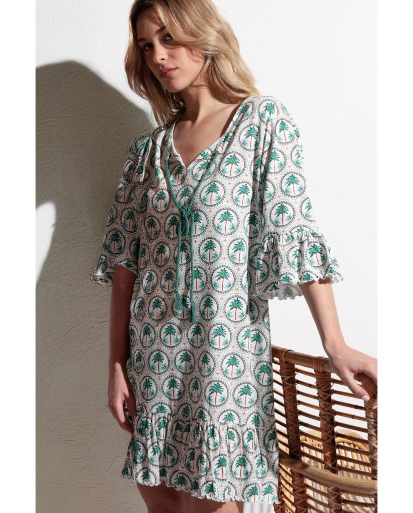 Vestido Mujer Palm Mosaico (imagen 2)