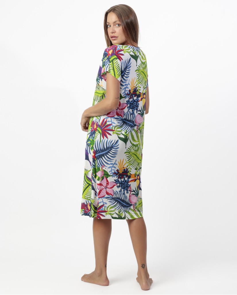 Vestido Camisón Mujer Exotic Parrot (imagen 3)