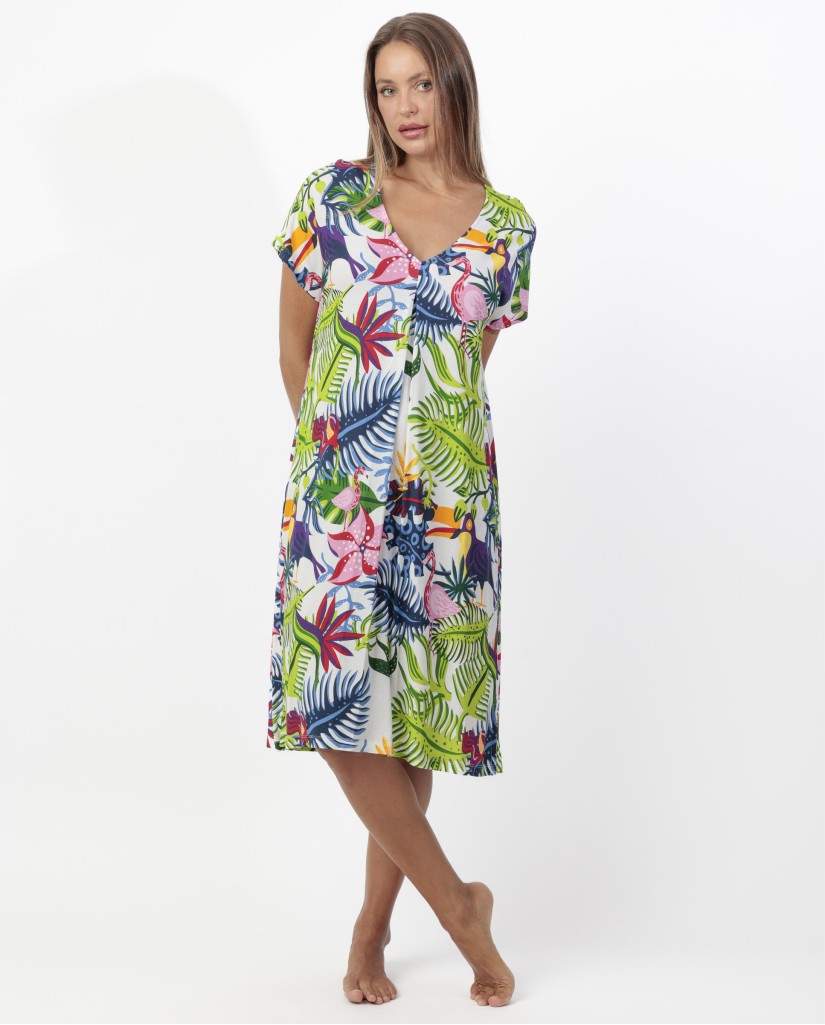 Vestido Camisón Mujer Exotic Parrot (imagen 2)