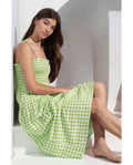 Vestido Camisón Tirantes Smock Vichy Mood e