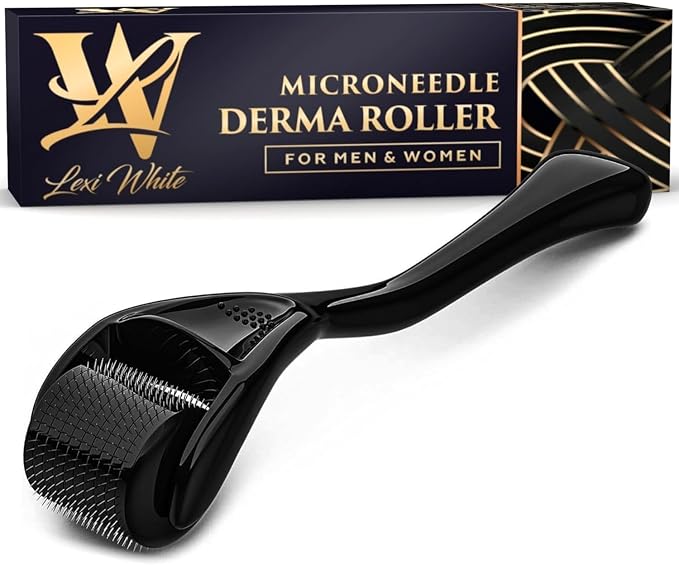 Derma Roller 0.5mm Microagujas para Rostro y Cuerpo