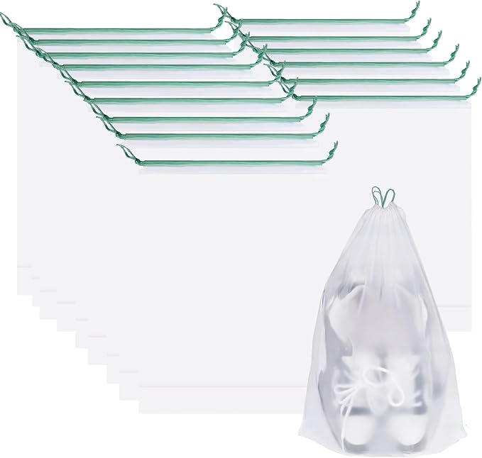 Set de 15 Bolsas de Viaje para Zapatos con Cordón