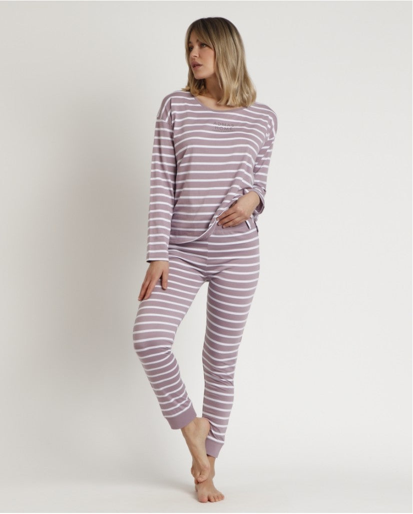 Pijama Oversize Stripes Home (imagen 2)