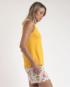 Pijama sin Mangas Gold Flowers (imagen 3)
