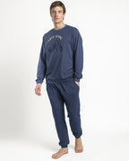 Pijama de Hombre Embossing Marino (imagen 3)