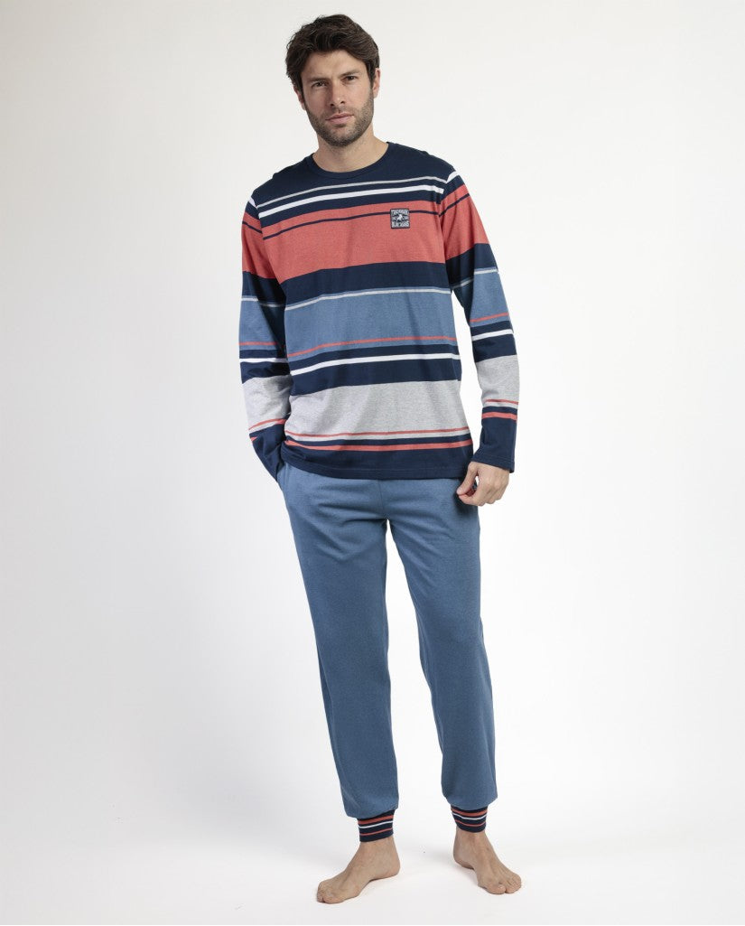 Pijama de Hombre Rayas Burnt