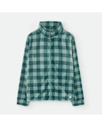 Bata Corta Infantil Cuadros Verde