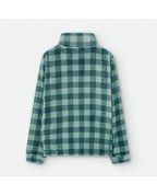 Bata Corta Infantil Cuadros Verde (imagen 2)