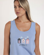 Pijama de Mujer sin Mangas Beach Life