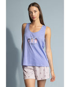 Pijama de Mujer sin Mangas Beach Life (imagen 2)