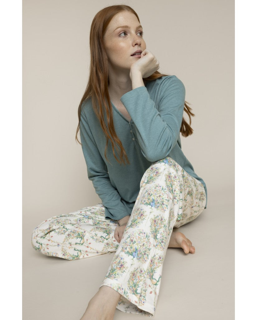 Pijama de Mujer Soft Peacock