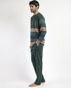 Pijama de Hombre Manga Larga Rayas Wild Spirit (imagen 4)