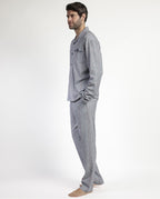 Pijama de Hombre Manga Larga Abierto Harris (imagen 5)