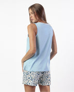 Pijama sin Mangas Mujer Classic Cachemire (imagen 3)