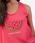 Pijama sin Mangas Mujer Watermelon