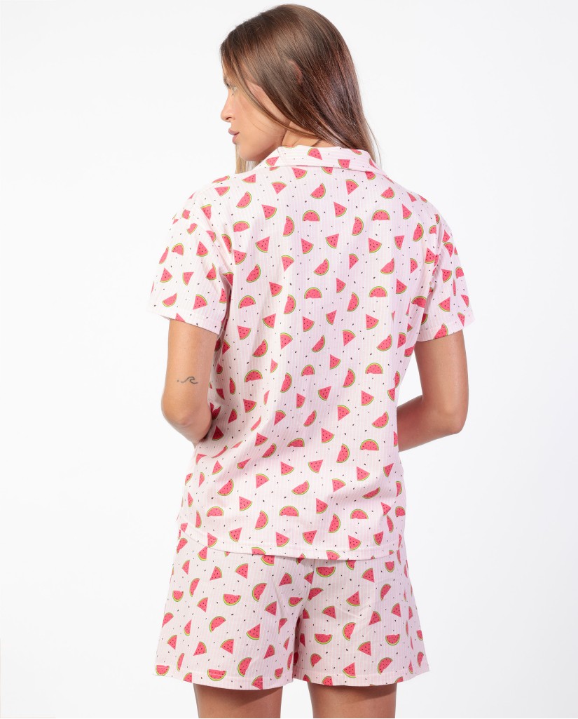 Pijama de Mujer Manga Corta Ref. 64082-0 (imagen 3)