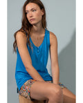 Pijama de Mujer sin Mangas Garden Border