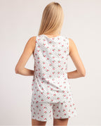 Pijama de Mujer sin Mangas Cherries (imagen 3)