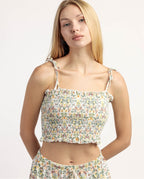 Pijama de Mujer Tirantes Yellow Garden (imagen 4)