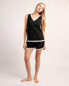 Pijama de Mujer sin Mangas Luxe Waves C (imagen 6)