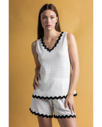 Pijama de Mujer sin Mangas Luxe Waves C
