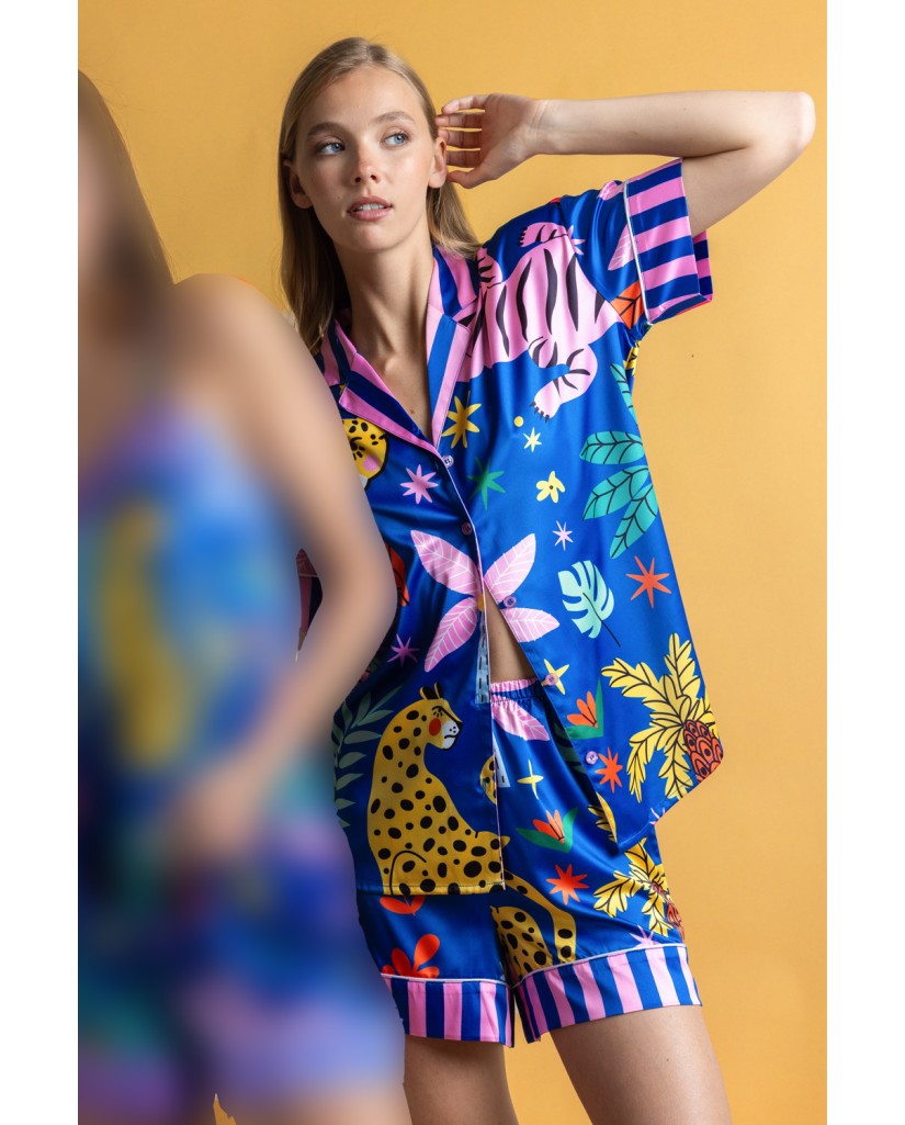 Pijama de Mujer Manga Corta Luxe Sauvage