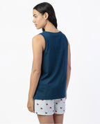 Pijama de Mujer sin Mangas Stripes (imagen 3)