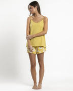 Pijama Tirantes Mujer Funny Yellow Flowers (imagen 3)
