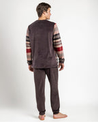 Pijama de Hombre Manga Larga Velvet Celsius (imagen 2)