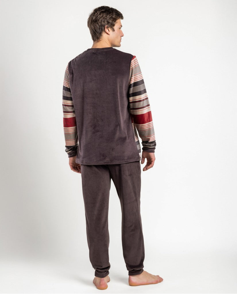 Pijama de Hombre Manga Larga Velvet Celsius (imagen 2)
