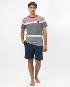 Pijama Manga Corta Ancho para Hombre (imagen 2)