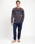 Pijama de Hombre Manga Larga Stripes Dapper