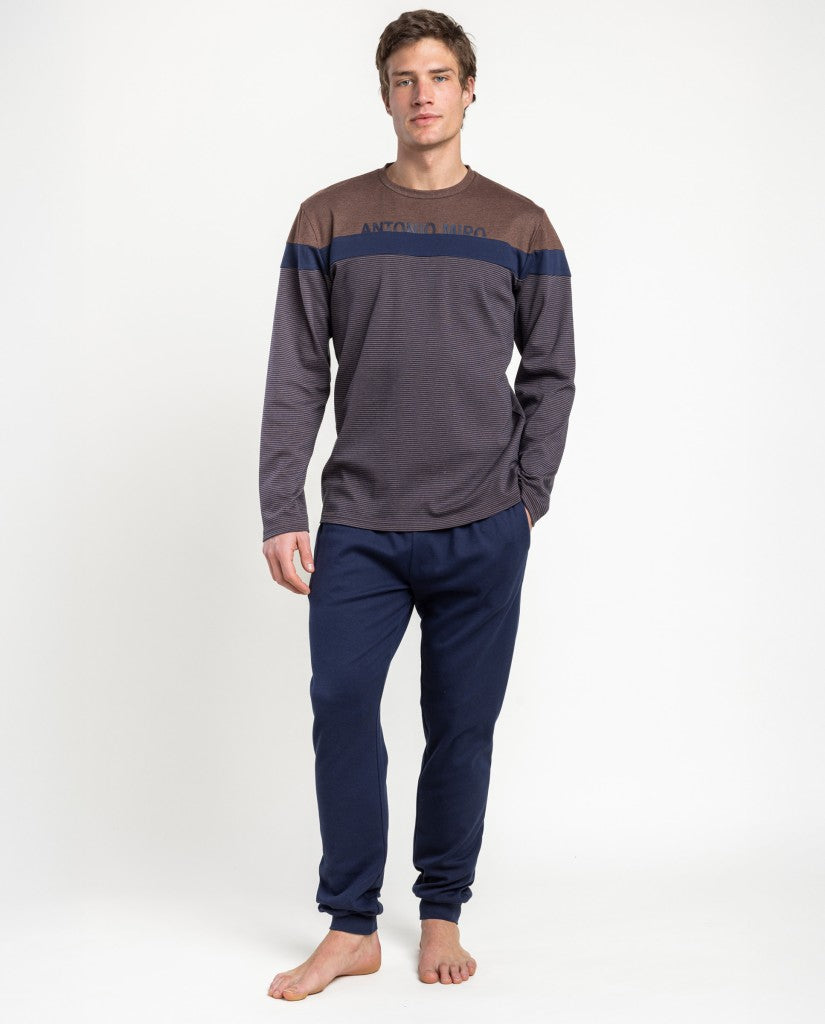 Pijama de Hombre Manga Larga Stripes Dapper