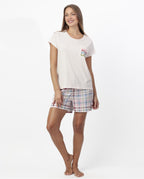 Pijama de Mujer Manga Corta Happy Mind