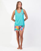 Pijama sin Mangas Tropical Summer