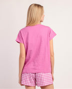 Pijama Manga Corta Mujer Vichy Mood (imagen 5)