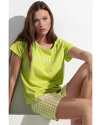 Pijama Manga Corta Mujer Vichy Mood (imagen 2)