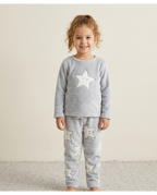 Pijama Juvenil Estrellas Gris Coralina (imagen 2)